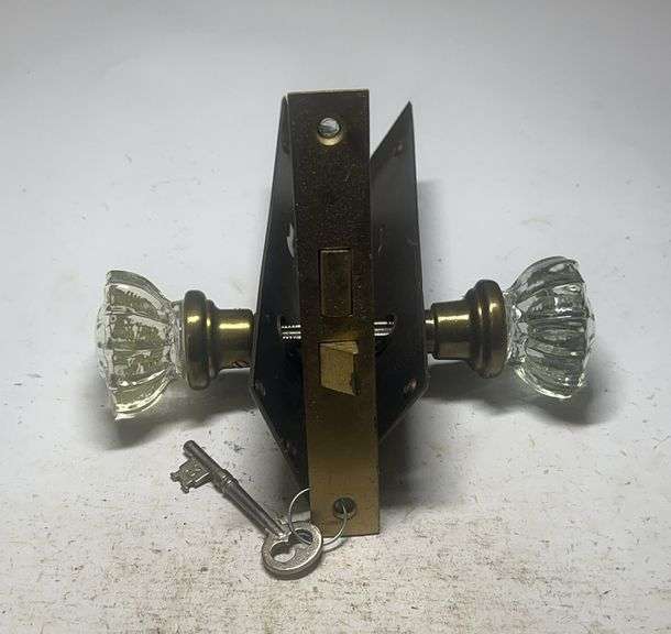 Glass Door Knob Set with Key image