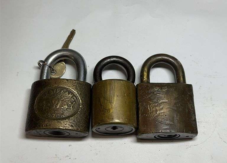 Three Padlocks, Including Eagle Lock Co. image