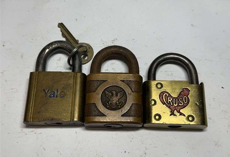 Yale & Other Padlocks - Lot of 3 image