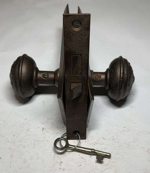 Ornate Door Hardware Set with Key image