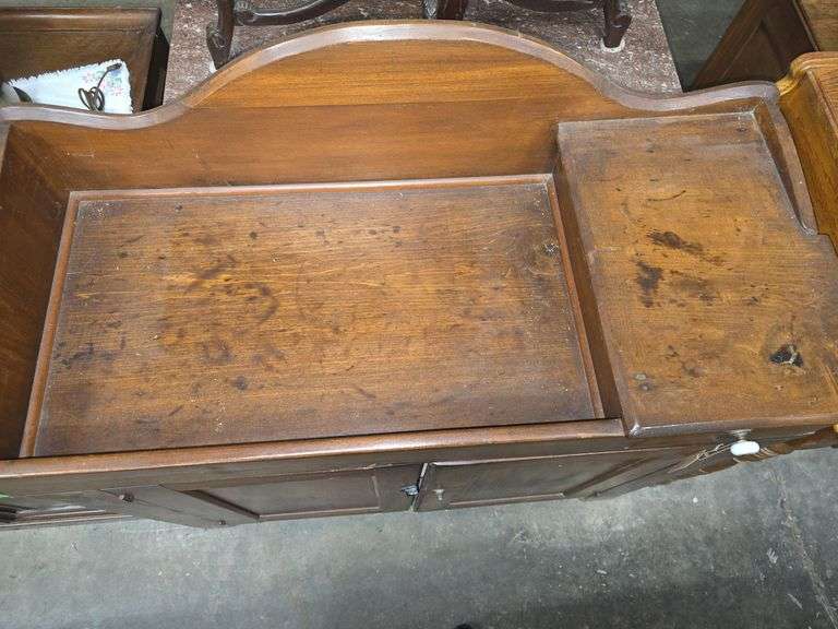 Vintage pine dry sink