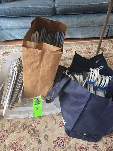 Assorted hangers, over door hangers image