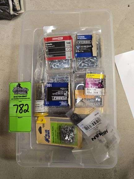 Bike of miscellaneous nails, screws, push points image