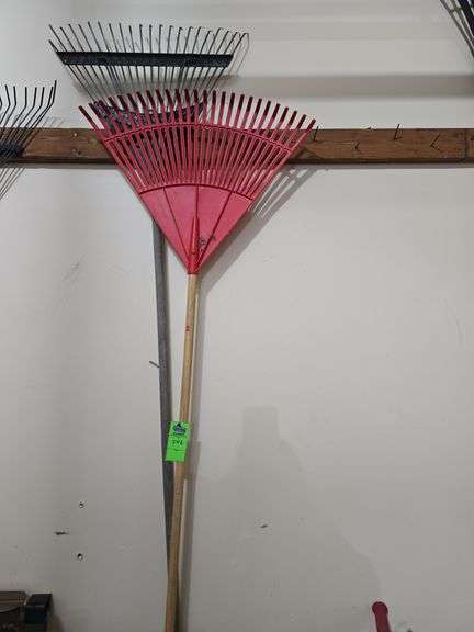 Yard rakes plastic and metal image
