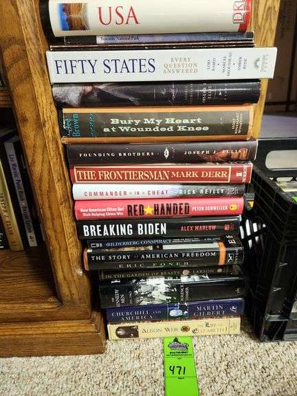 Assorted history books image