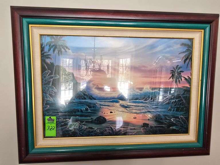 Framed Hawaiian Art work image