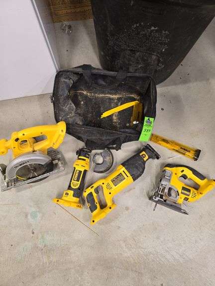 Dewalt assorted tools with bag image