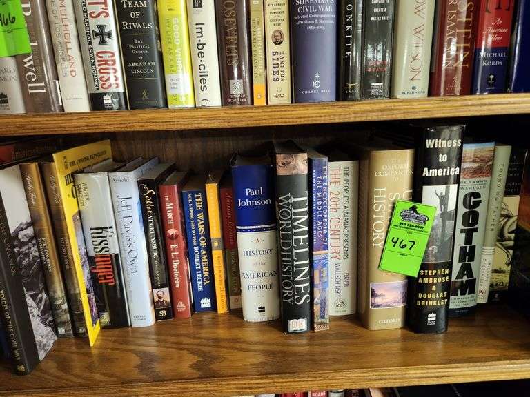 Assorted history books image