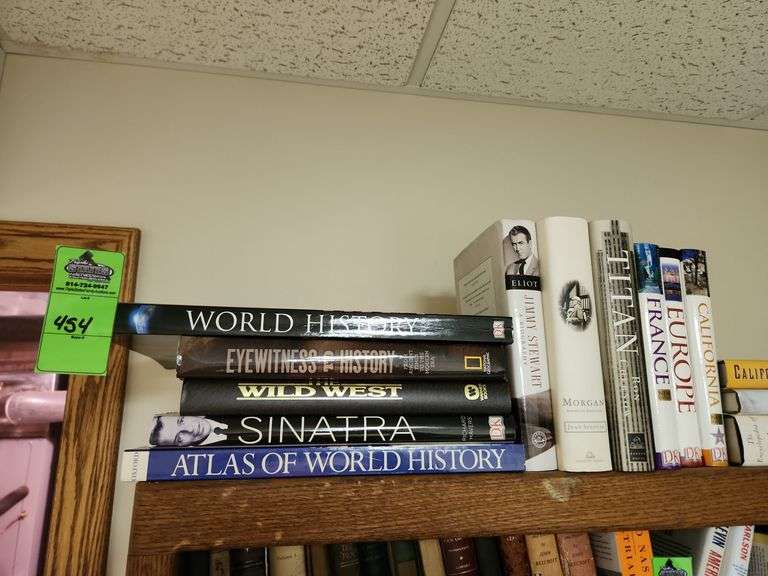 Assorted history books image