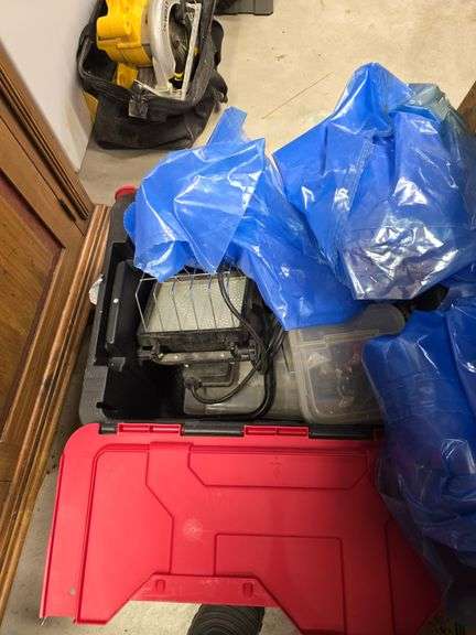 Flood light plastic sheeting image