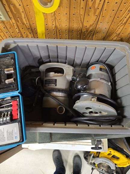 Routers and bits and tape image