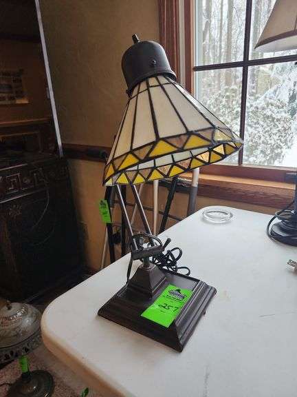 Metal desk lamp image