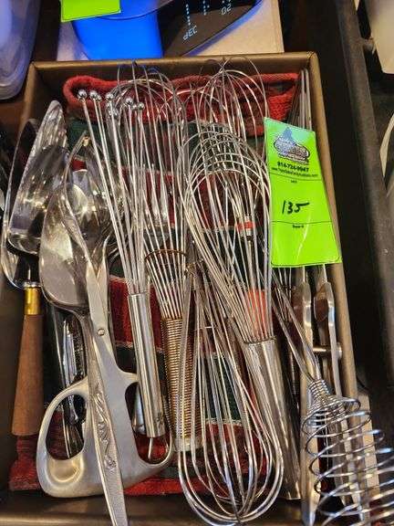 Wisp and serving utensils image