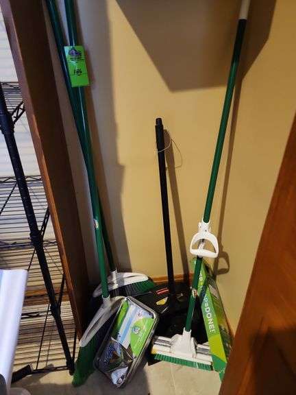 Brooms dustpan and Swiffer image