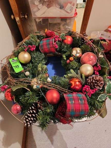 Christmas wreath image