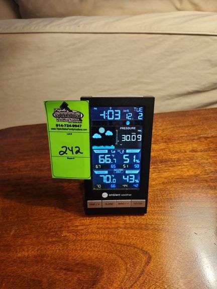 Weather alarm clock image