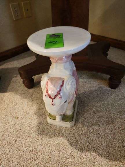 Elephant plant stand image