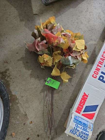 Outdoor fake flowers image