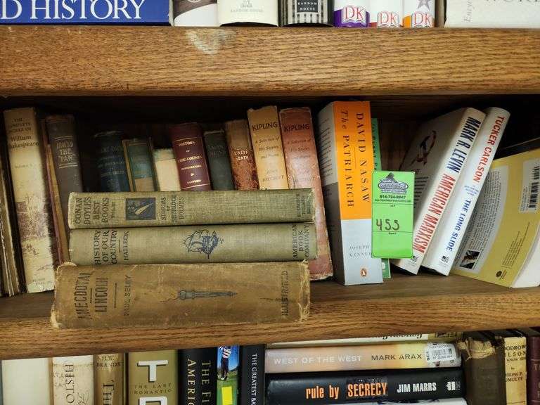 Assorted history books image