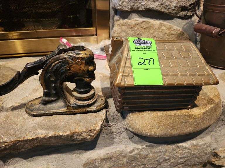 Bronze Lawn cabin and metal press image