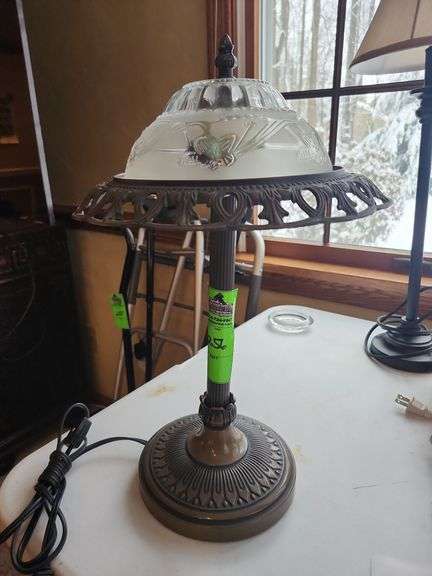 Metal table lamp image