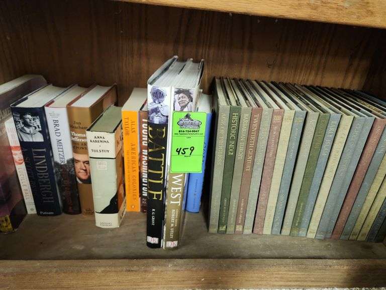 Assorted history books image