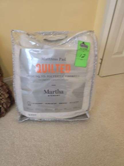 Queen sized Martha Stewart mattress pad image