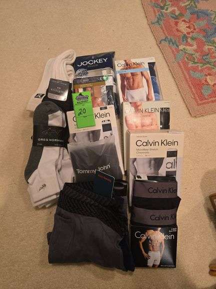 Brand new mens socks, and underwear size L & XL image