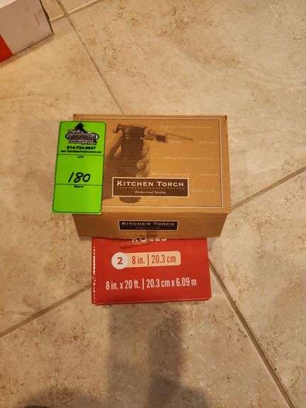 Kitchen torch and vacuum bags image