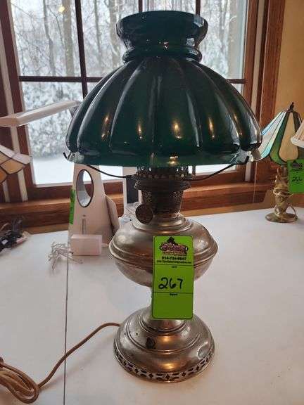 Old oil lamp light image