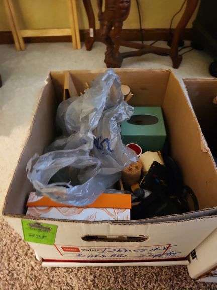 Box of miscellaneous items image