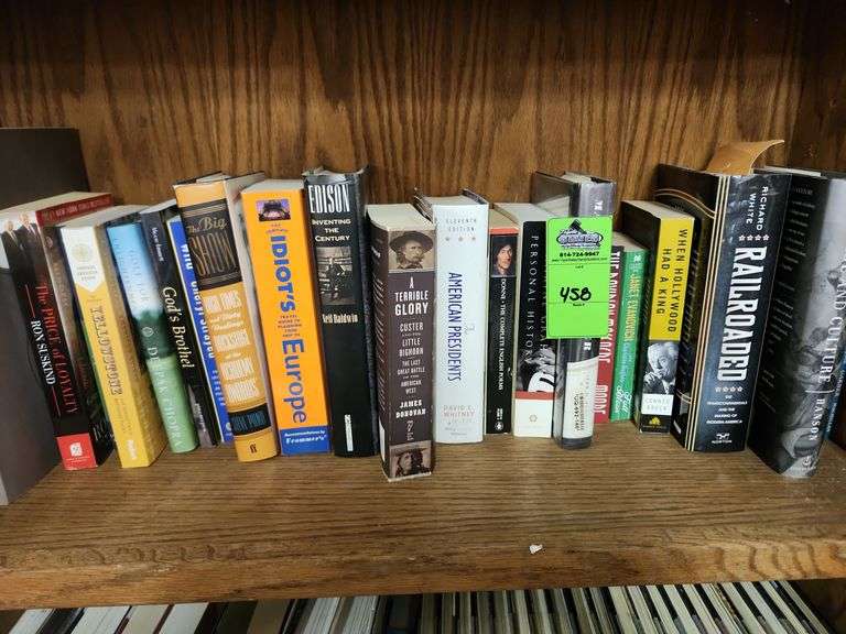 Assorted history books image