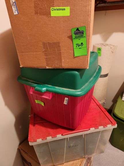 Christmas decor totes image
