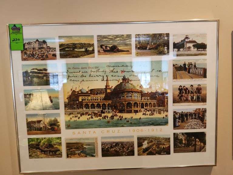 Santa Cruz postcard picture limited edition roughly 33 in by 24 in image