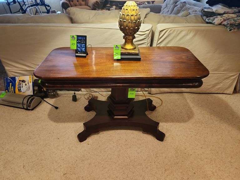 Pedestal table roughly 26 by 42 in table only image