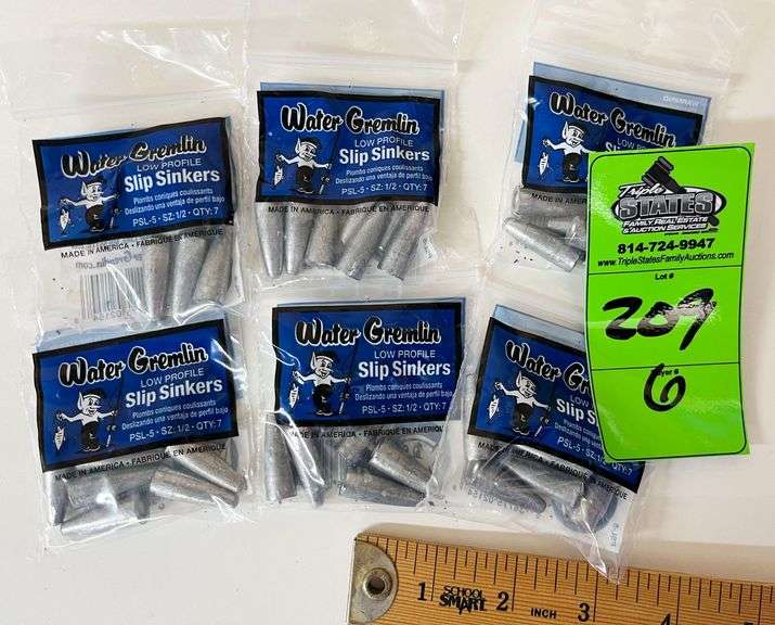 Water Gremlin Slip Sinkers