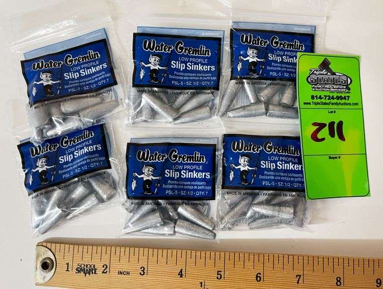 Water Gremlin Slip Sinkers