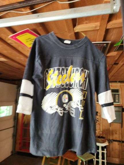 Steelers football shirts and bar jacket