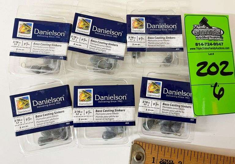 Danielson Bass Casting Sinkers