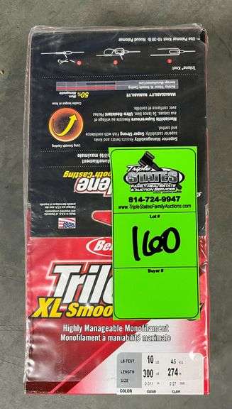 Trilene 300 yard spools