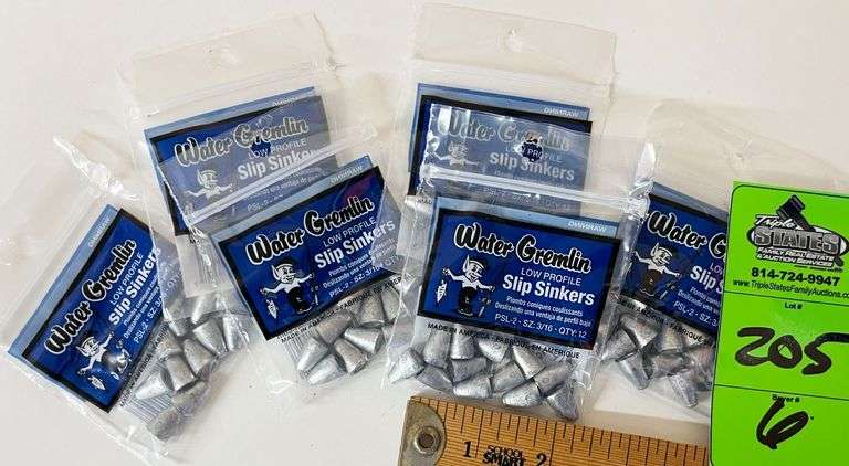 Water Gremlin Slip Sinkers