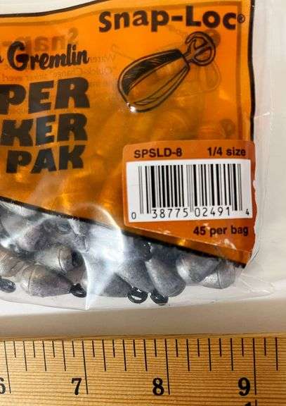 Water Gremlin Super Sinker Pak - Snap Loc
