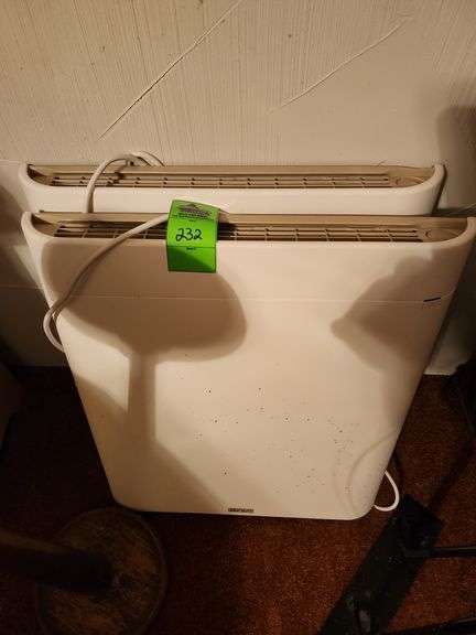 Electric wall heaters quantity of two
