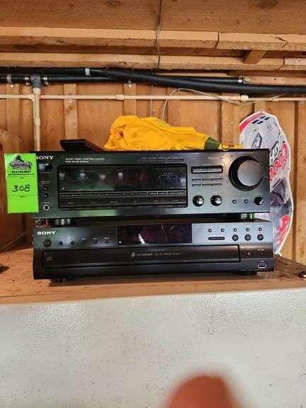 Sanyo receiver and CD changer