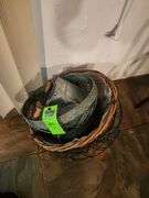 Hanging basket bins