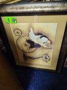 Stained glass, frames and pictures