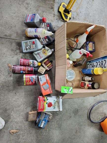 Oils, cleaners, filter, nails, miscellaneous