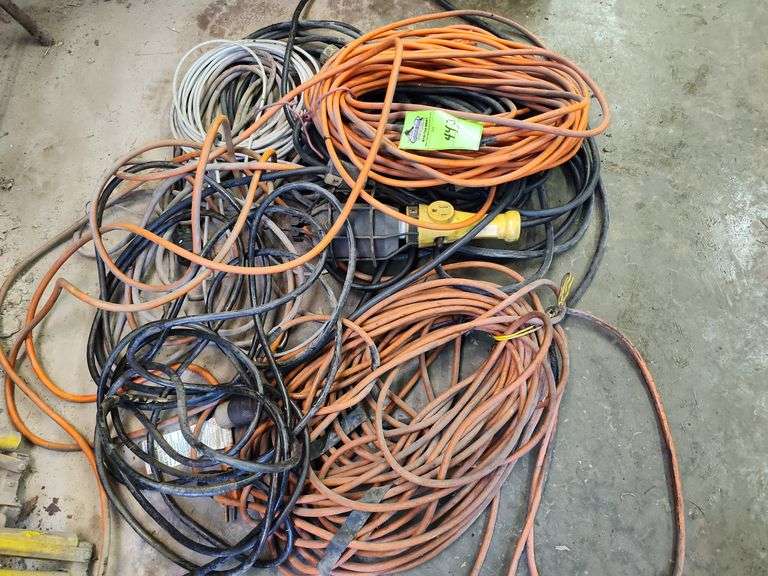 Extension cords and trouble light