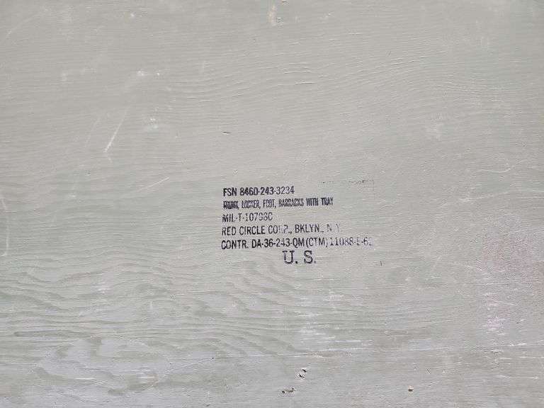 Military storage box