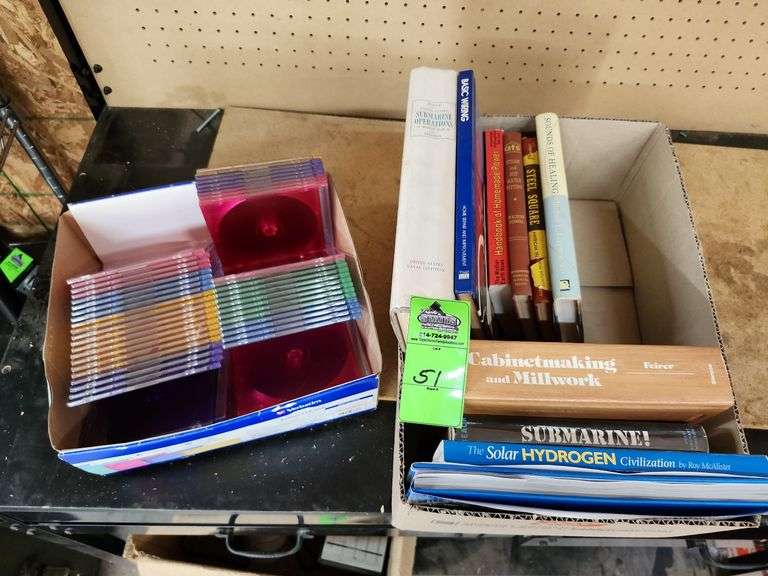 Books and jewel cases
